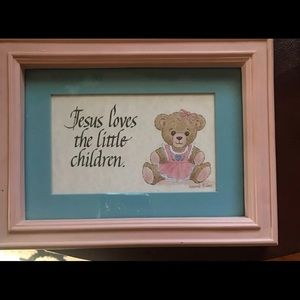 Vintage nursery wall art